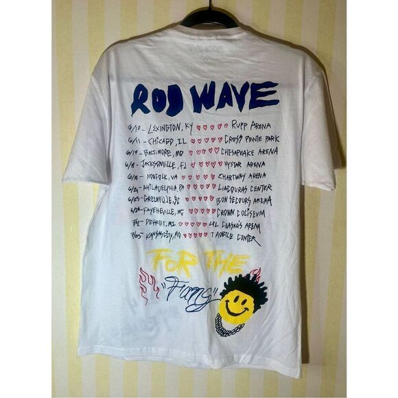 Rod Wave Soul Fly For The Fans White T Shirt NWOT Sz L - Picture 3 of 5